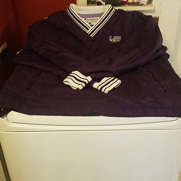 Champion Other - Mens Vintage champion lsu tiger jacket shirt sz XL